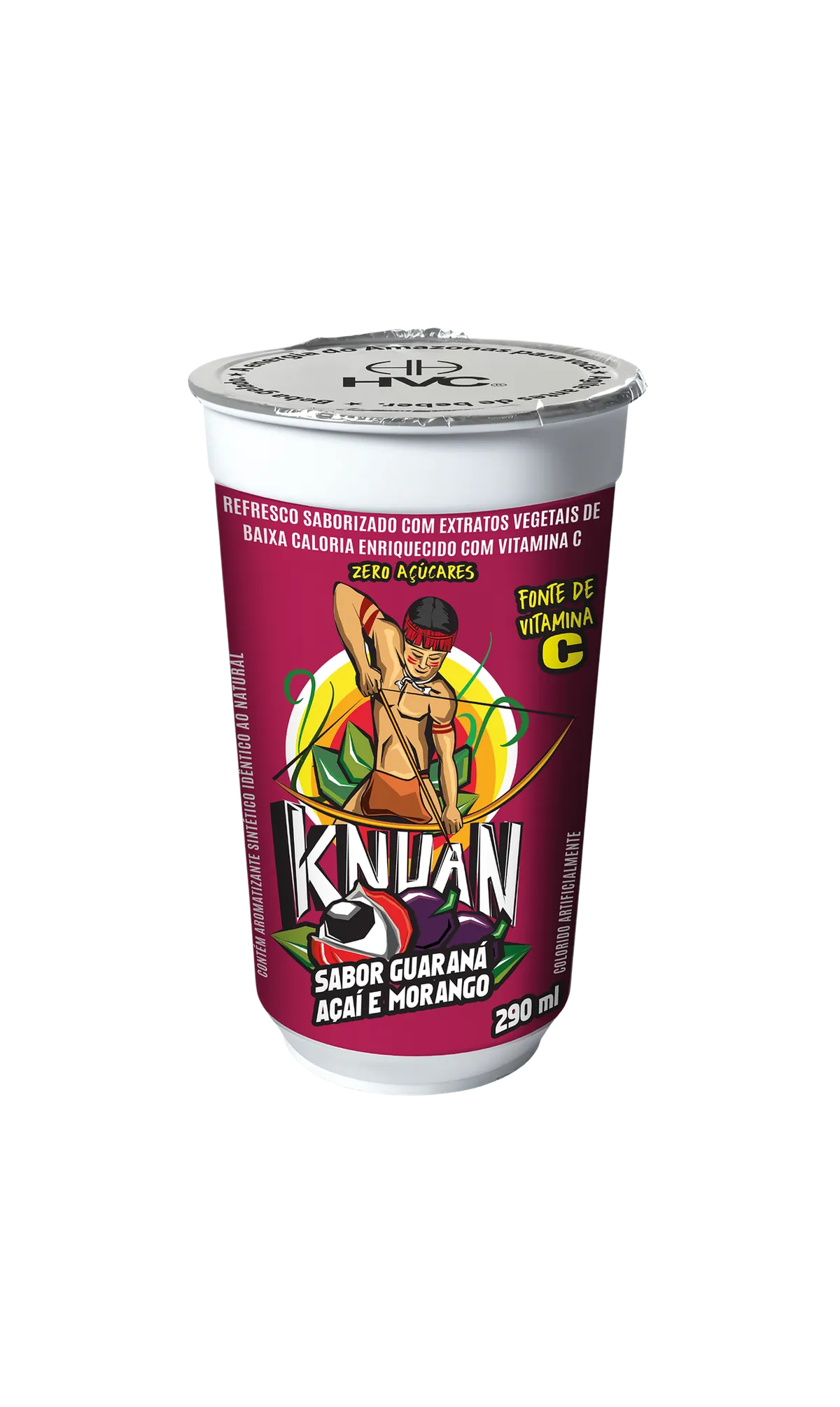 Knuan - Guaraná, Açaí e Morango 290ml